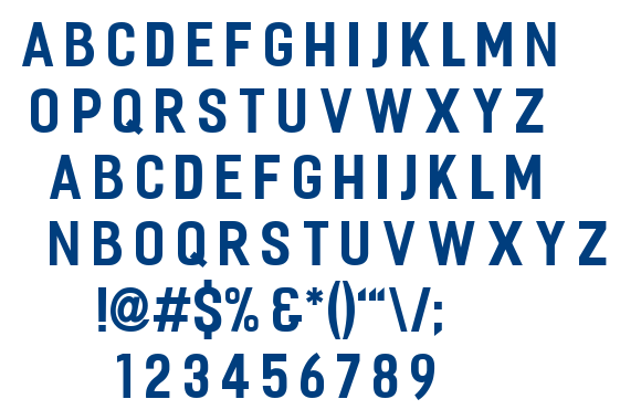 Fester Semi-condensed Bold font